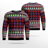 Clan Brown Modern Tartan Christmas Ugly Sweater PC51 Brown Modern Tartan Tartan Ugly Sweater